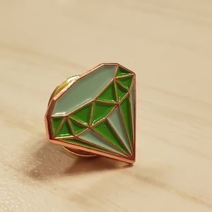 💎DIAMOND CANNABIS ENAMEL LAPEL PIN💎